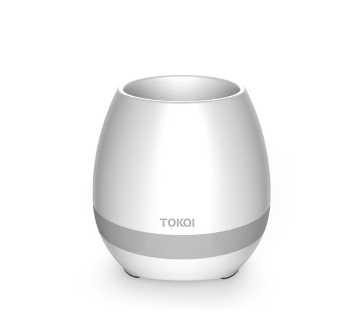 Touch-sensitive music vase desktop audio